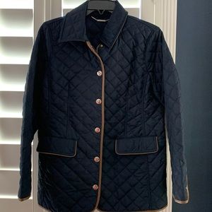 Quilted Navy Blue Jacket